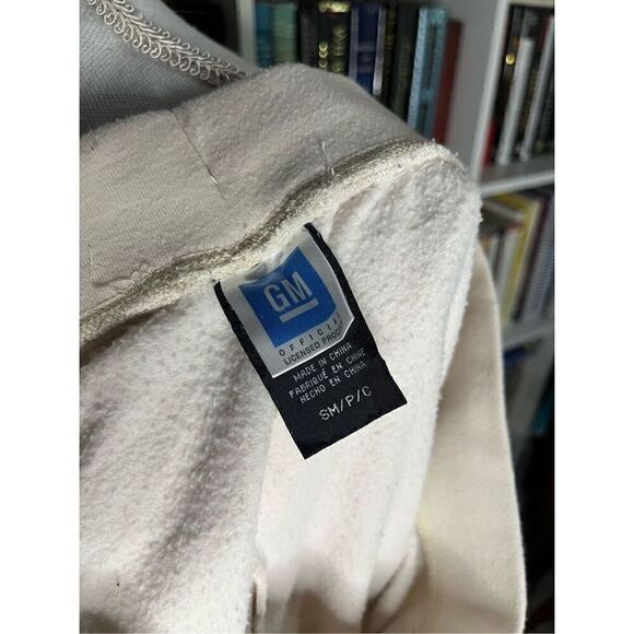 GM Beige Fleece Chevrolet Camaro Super Sport 66  Yoga JoggersSweatpants Size SM - Picture 4 of 6